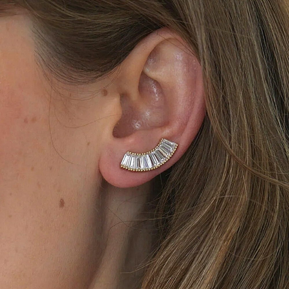 Perry Street 14k Ear Climber Earrings